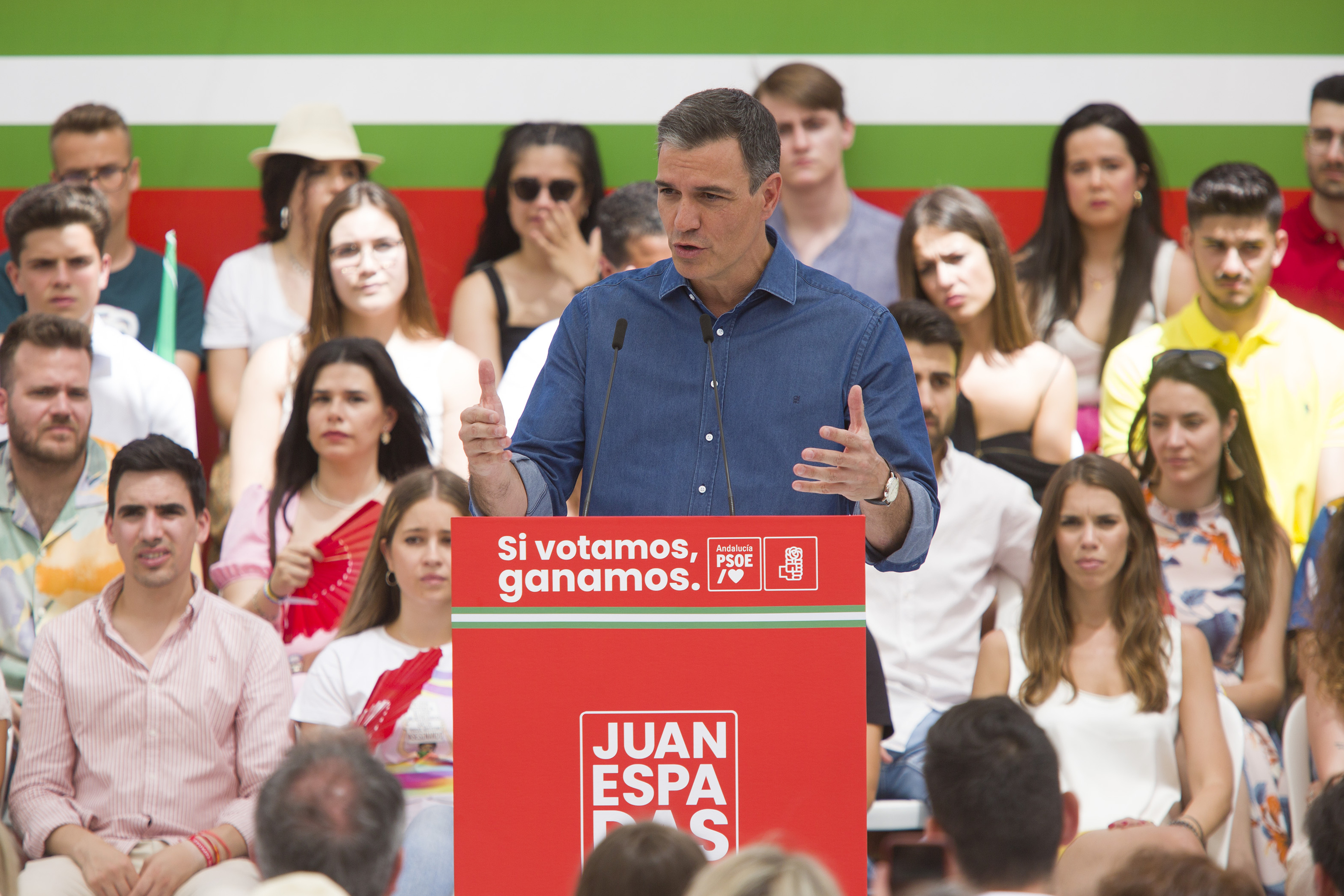 Acte du PSOE, avec S