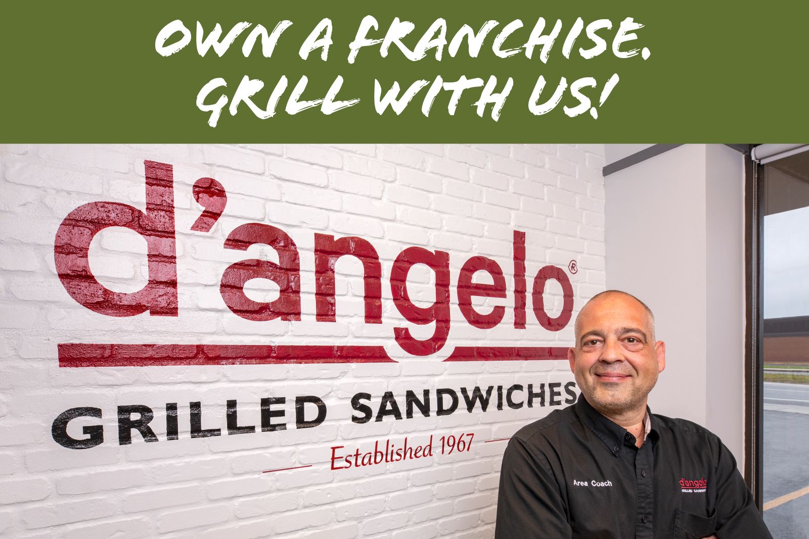 Grillez avec nous en Nouvelle-Angleterre et au-delà - Devenez un franchisé D'Angelo Grilled Sandwiches ! Grillez avec nous en Nouvelle-Angleterre et au-delà - Devenez un franchisé D'Angelo Grilled Sandwiches !