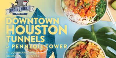 Houston gagne le premier bar à poke Oncle Sharkii du genre au centre-ville de Pennzoil Place