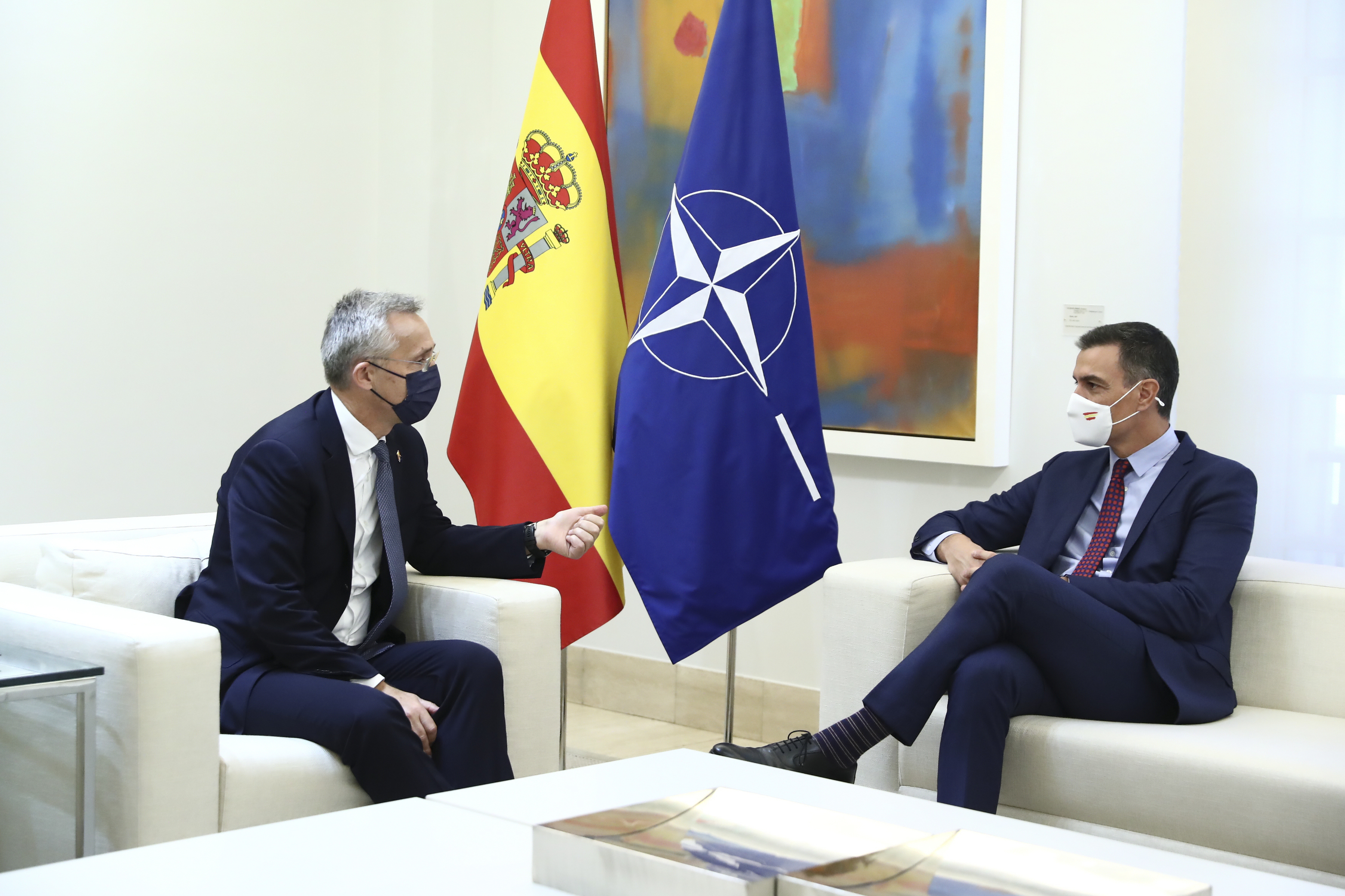 Jens Stoltenberg et Pedro S.