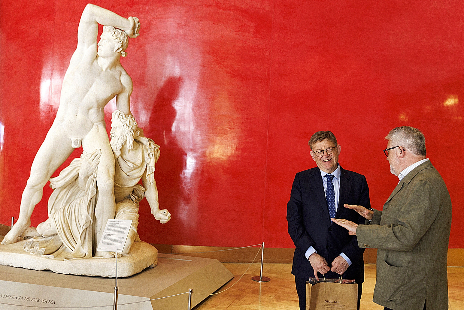 Le président de la Generalitat, Ximo Puig, cette semaine en visite au Musée du Prado.
