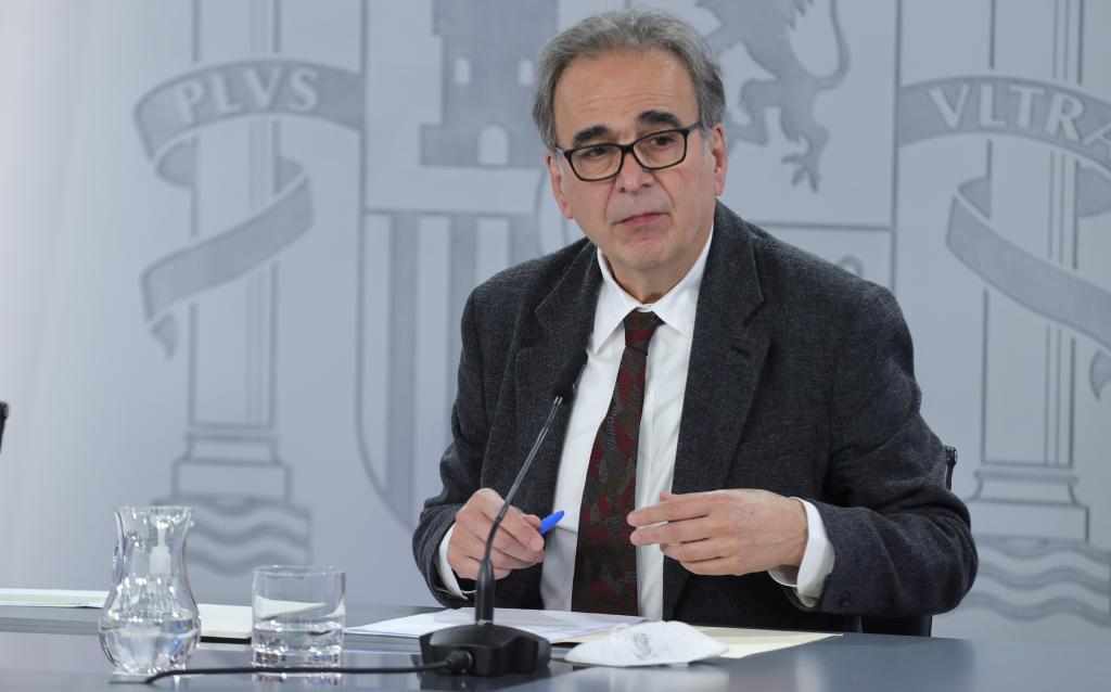 Le ministre des Universités, Joan Subirats, à La Moncloa.