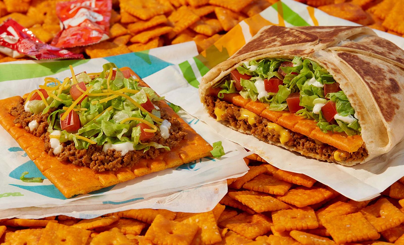 Taco Bell fait de grands pas en présentant le Big Cheez-It Tostada Taco Bell fait de grands pas en présentant le Big Cheez-It Tostada