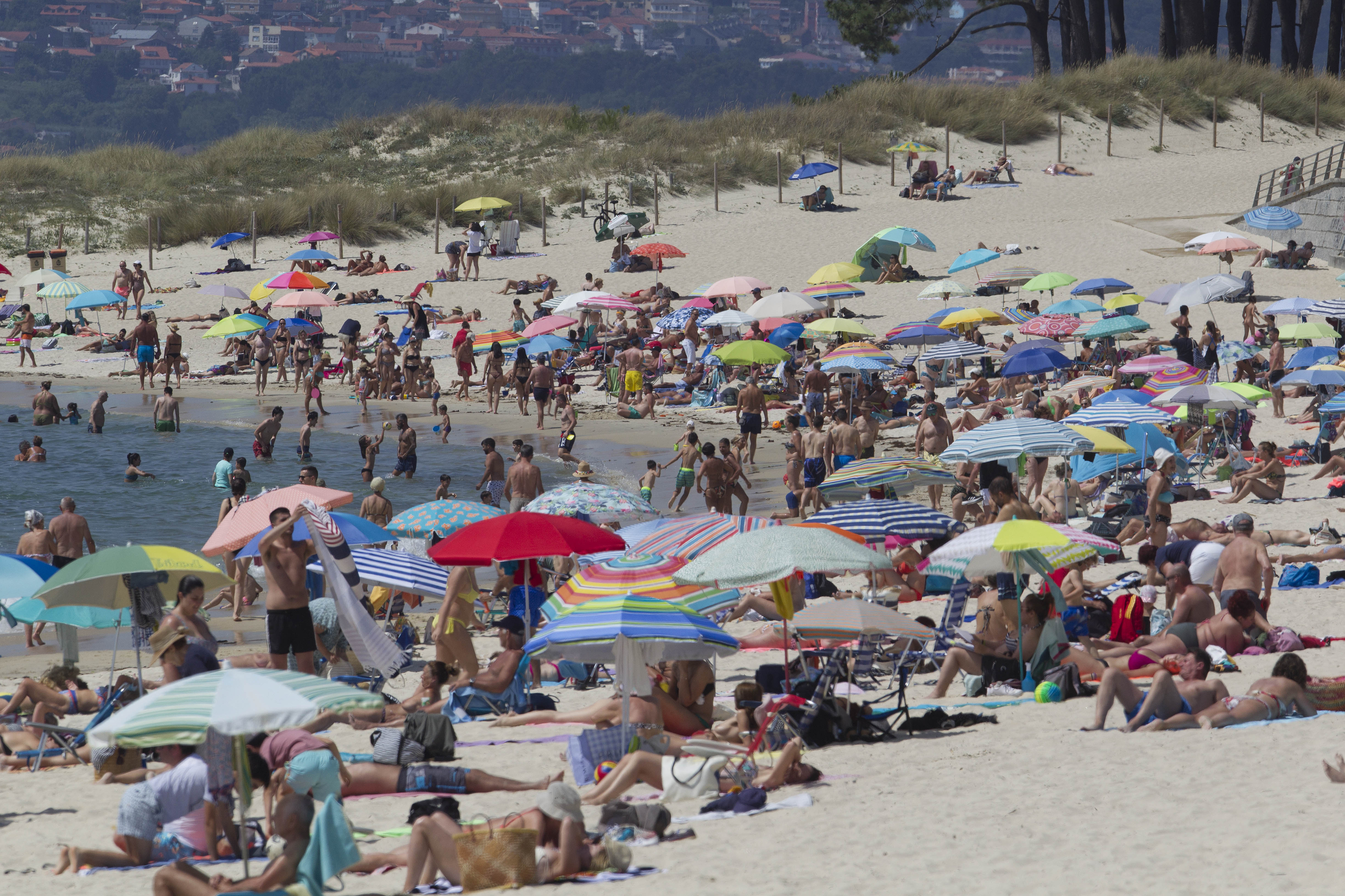 Praia do Tombo do Gato (Vigo), ce week-end.