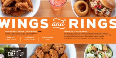 Wings and Rings accueille une chaleur douce et des saveurs vives et fraîches au menu, juste à temps pour l&rsquo;été
