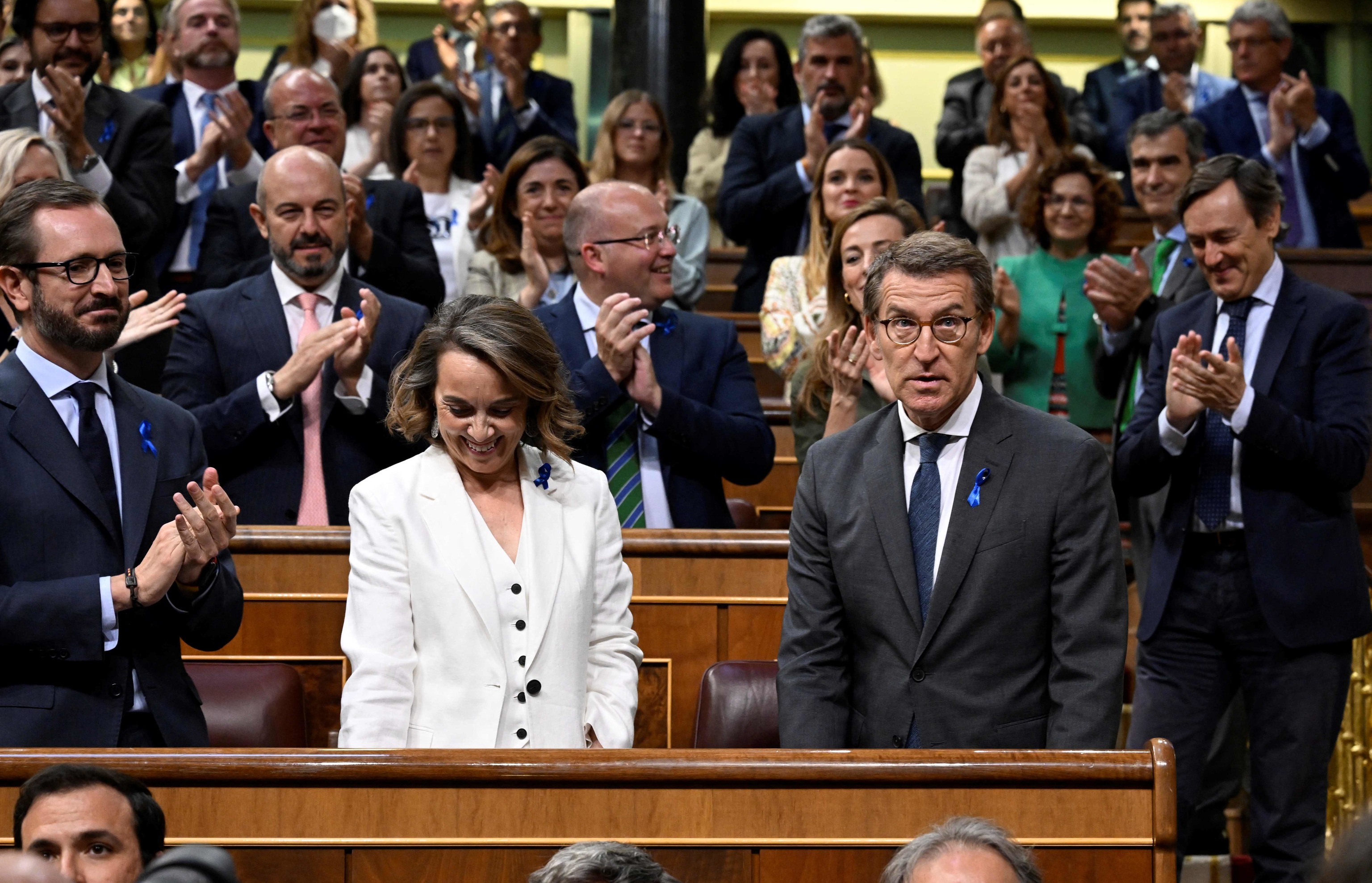 Cuca Gamarra, avec Alberto N.