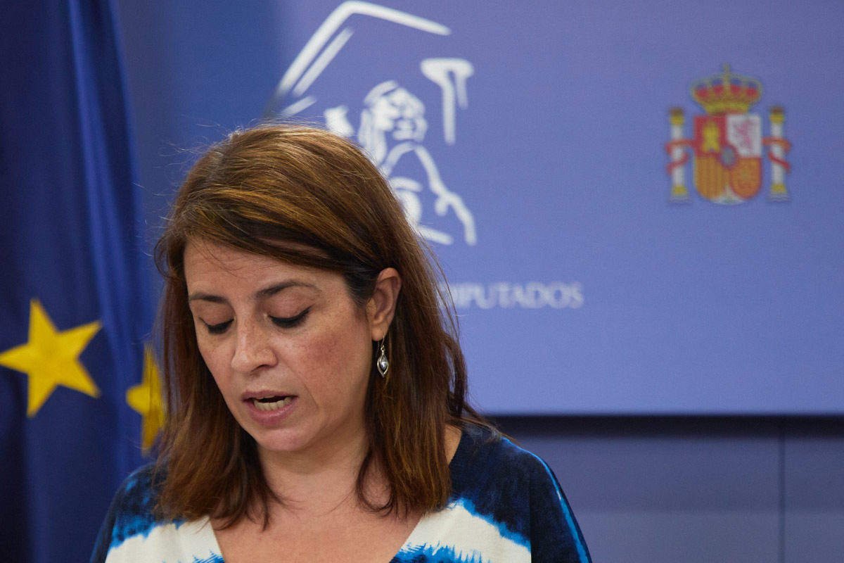 Adriana Lastra, lors d'une récente apparition.