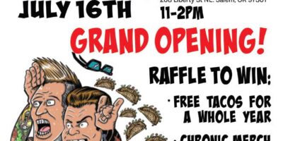 Chronic Tacos Salem, Oregon La grande ouverture est une étape à ne pas manquer lors de la tournée du 20e anniversaire de Chronic Tacos