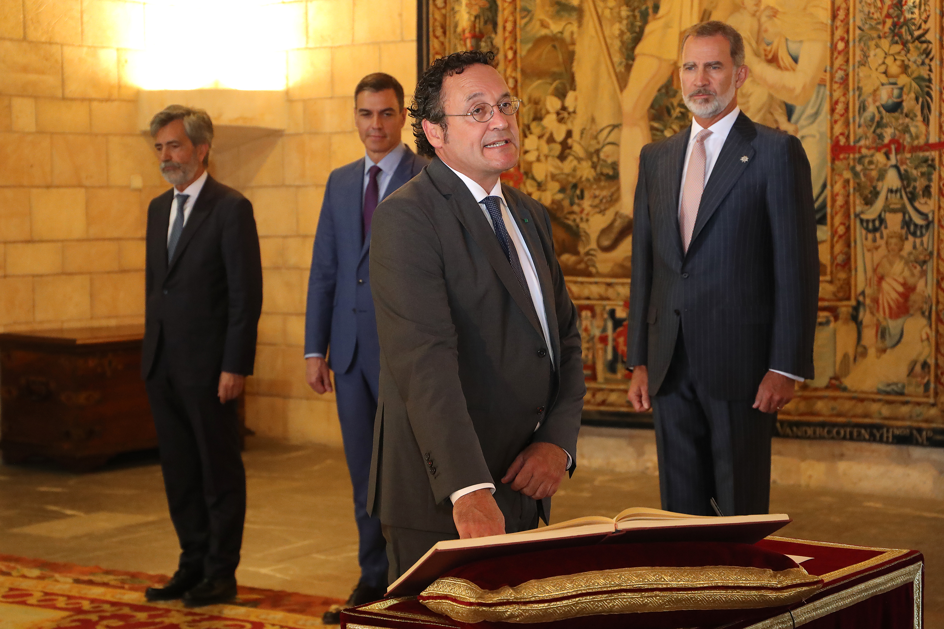 Álvaro García Ortiz a promis ce mardi devant le roi Felipe VI son poste de nouveau procureur général de l'État.