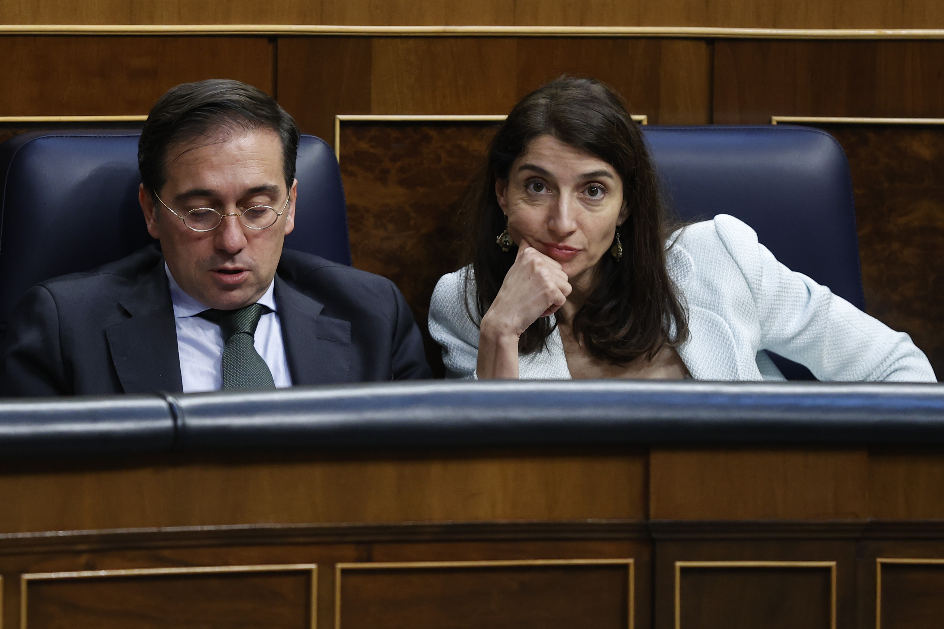 Pilar Llop, au Congrès, lors du débat sur l'état de la nation