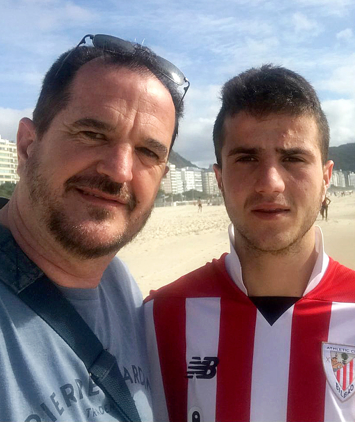 Carlos Iturgaiz, avec son fils Mikel.