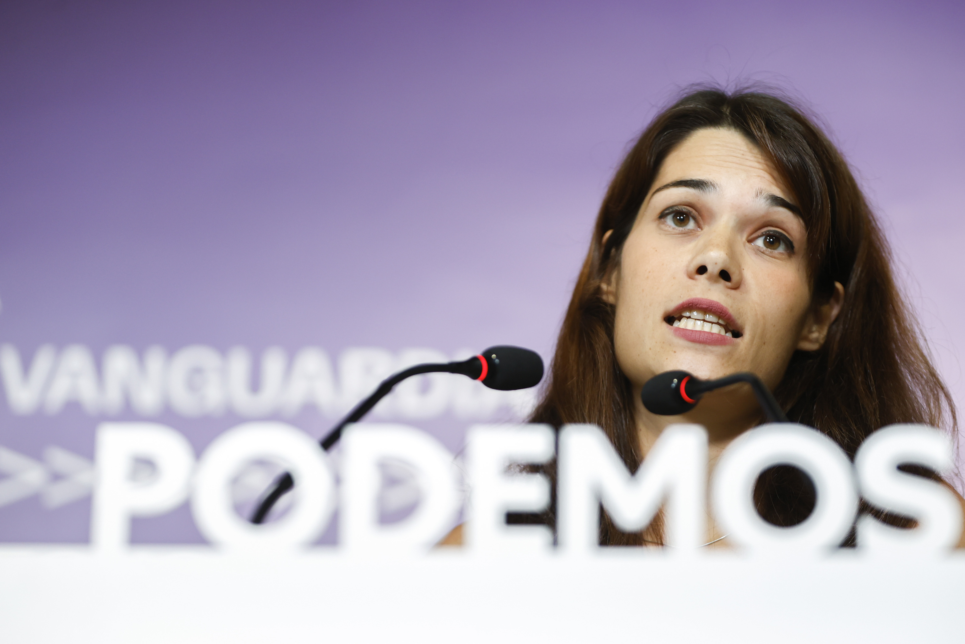 Isa Serra, porte-parole de Podemos, c'est mon