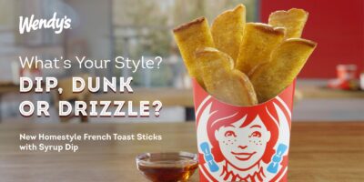 Pour tremper, tremper ou arroser : Wendy&rsquo;s adoucit la matinée avec de NOUVEAUX bâtonnets de pain doré style maison