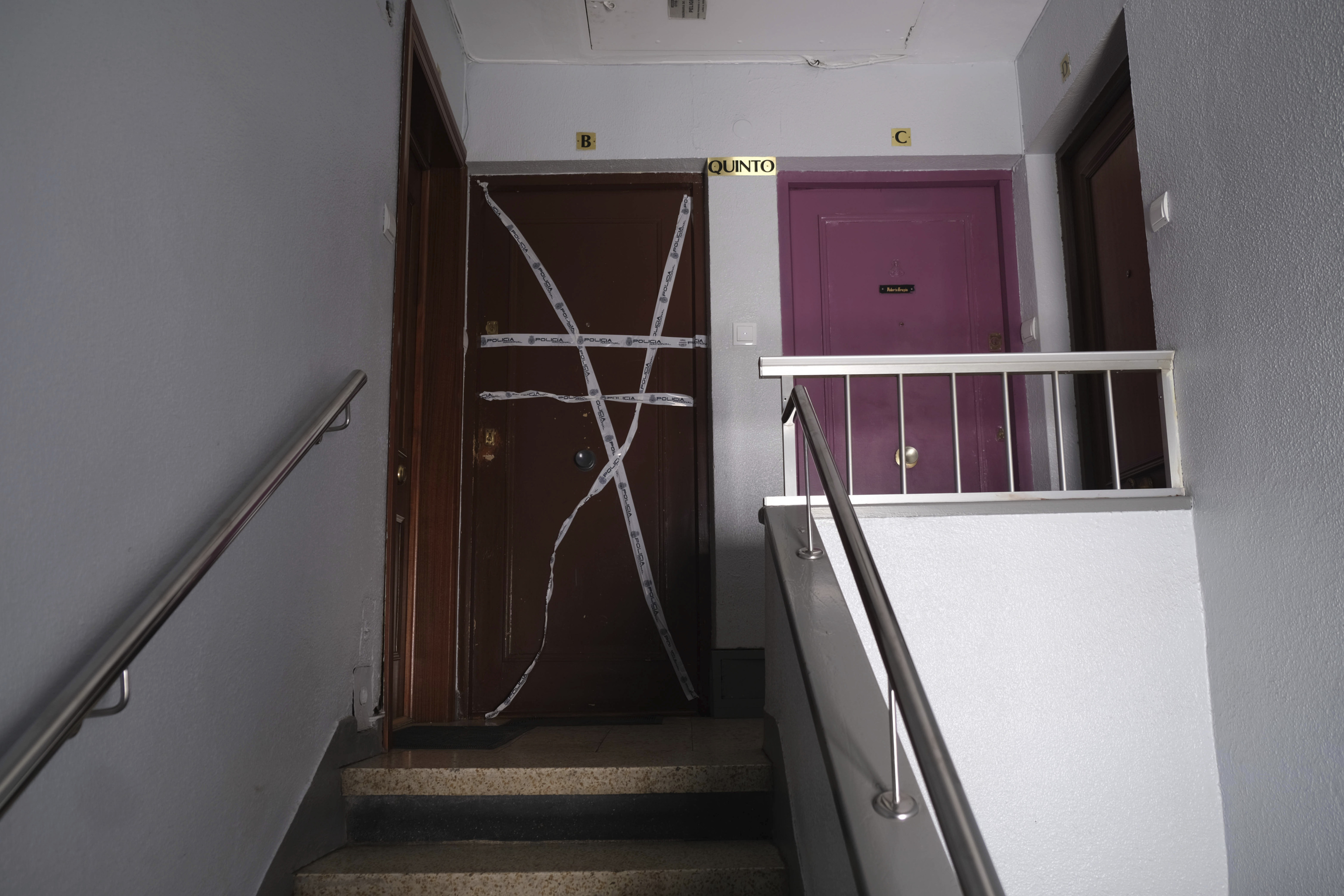 La maison, avec accès scellé, où Eva Mar est décédée