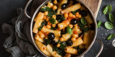 10 meilleures recettes de pâtes aux pois chiches pour le dîner