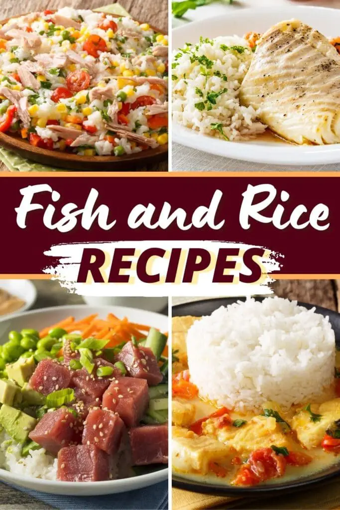 Recettes de poisson et de riz