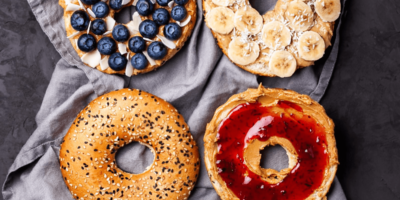 16 garnitures de bagel pour le petit-déjeuner, le déjeuner et le dîner