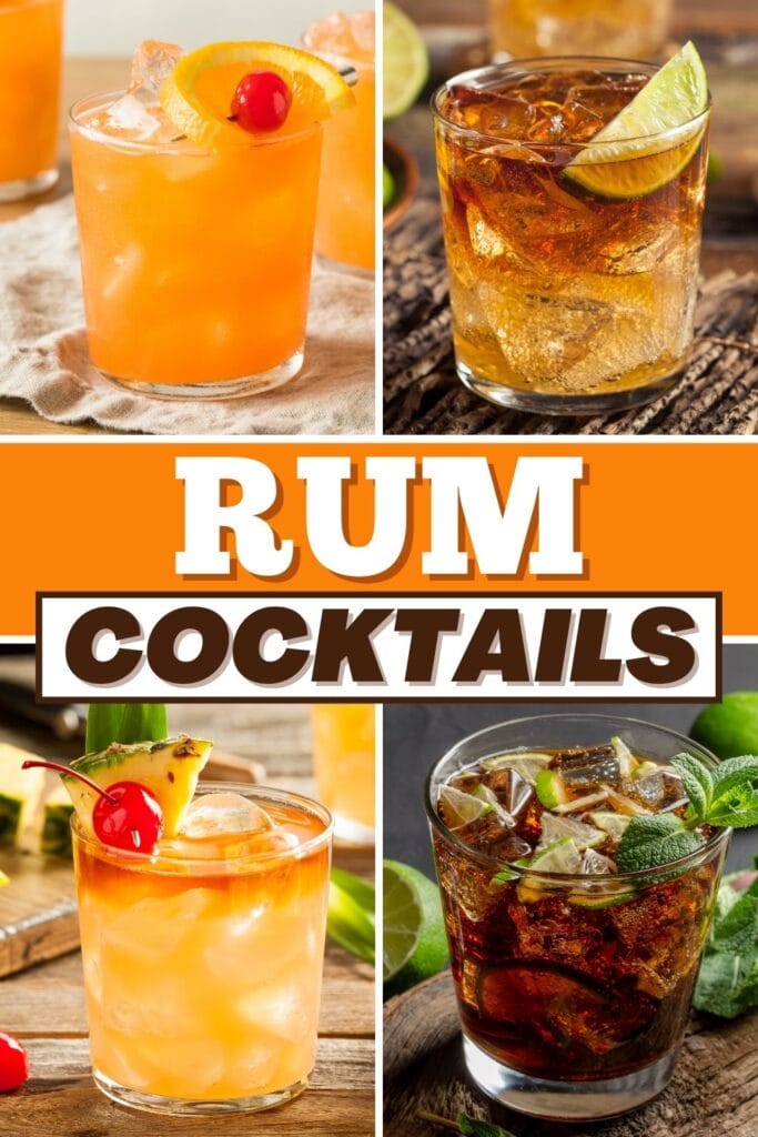 Cocktails au rhum