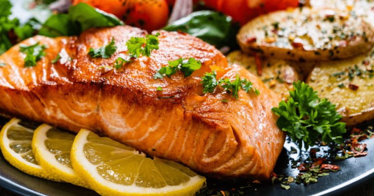 Salmon with Lemons and Potatoes