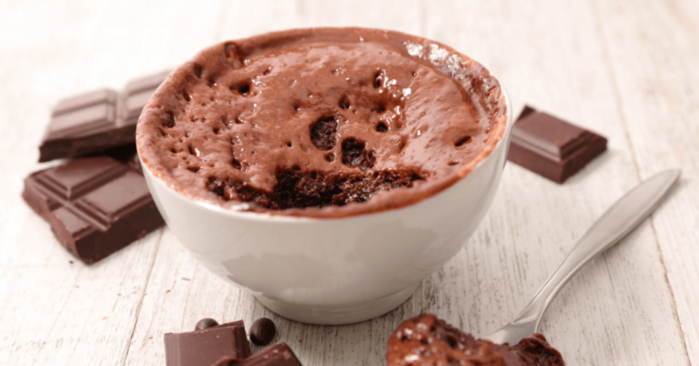 Chocolate Lava Mug Cake for Dessert