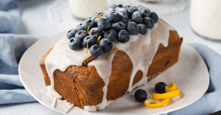 homemade blueberry bread