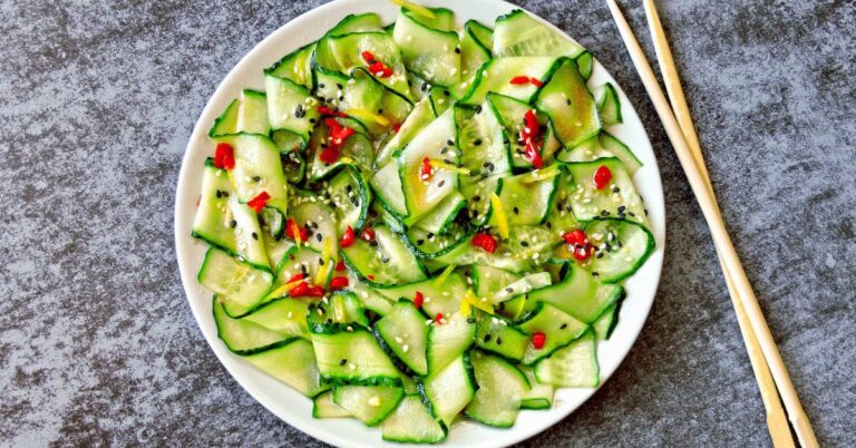 17 recettes de salade de concombre faciles que vous allez adorer