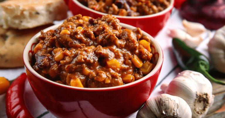 Bowl of Thick Chili