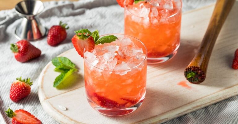 20 cocktails à la fraise fraîche