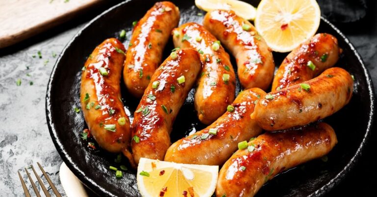 25 recettes de saucisses de poulet saines