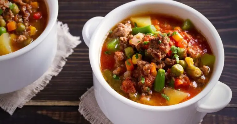 20 meilleures recettes de soupe au boeuf haché