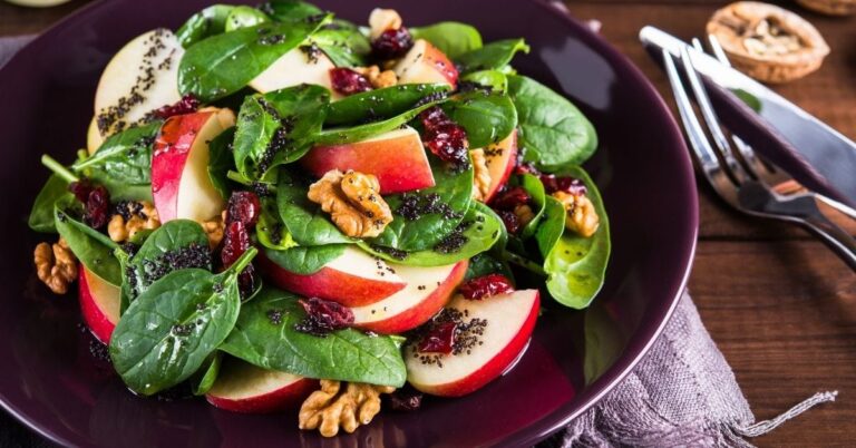 30 recettes de salade d'épinards saines
