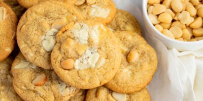 Biscuits au chocolat blanc et aux noix de macadamia
