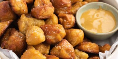 Bouchées de bretzels mous (recette facile)