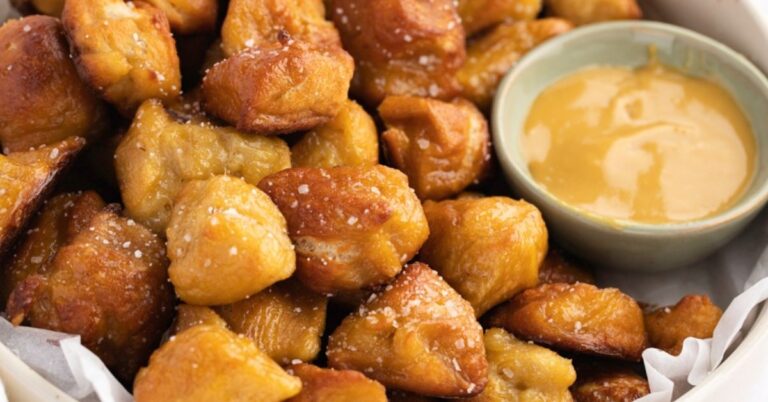 Bouchées de bretzels mous (recette facile)