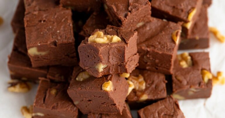 Fudge au fromage à la crème (recette facile)