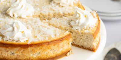 Gâteau au fromage à la crème de banane (recette facile)