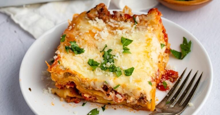 Lasagne à la crème sure (meilleure recette)