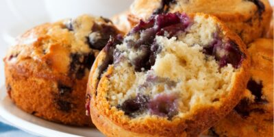 Muffins au citron et aux bleuets (recette facile)
