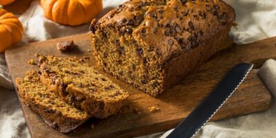 Pain à la citrouille et aux pépites de chocolat