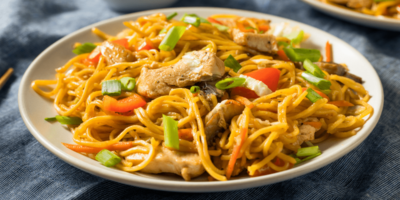 Poulet Yakisoba