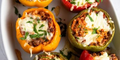 Recette de poivrons farcis