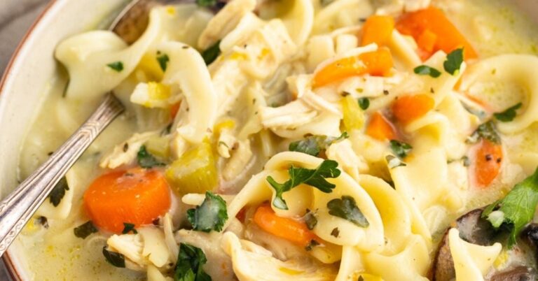 Soupe Poulet Et Nouilles Paula Deen