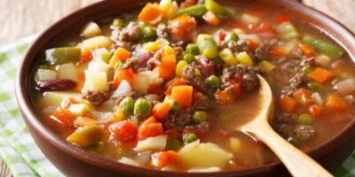 Soupe de bœuf aux légumes à l&rsquo;ancienne (recette facile)