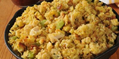Vinaigrette au pain de maïs de Paula Deen