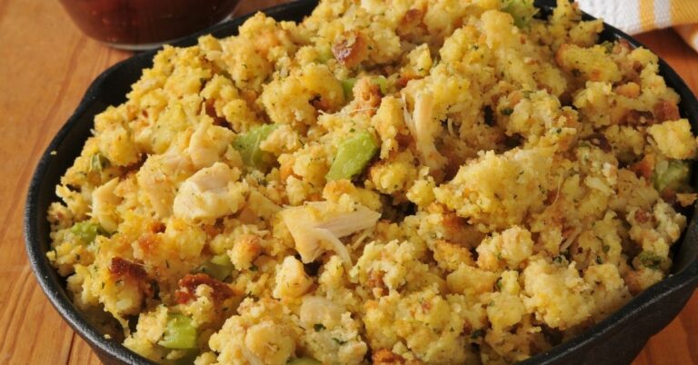 Vinaigrette au pain de maïs de Paula Deen