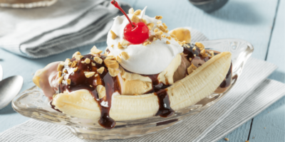 13 garnitures à la banane fendue