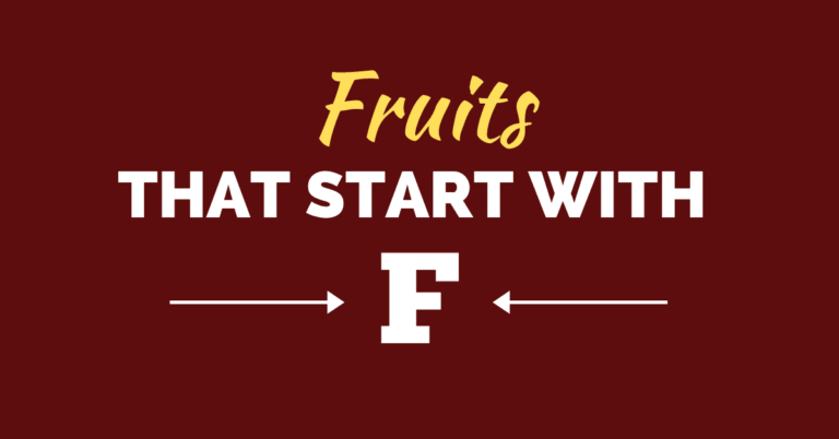 15 fruits qui commencent par F