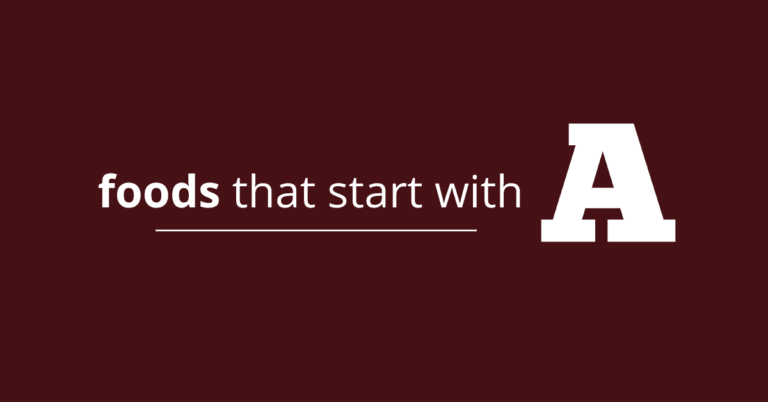 foods that start with A