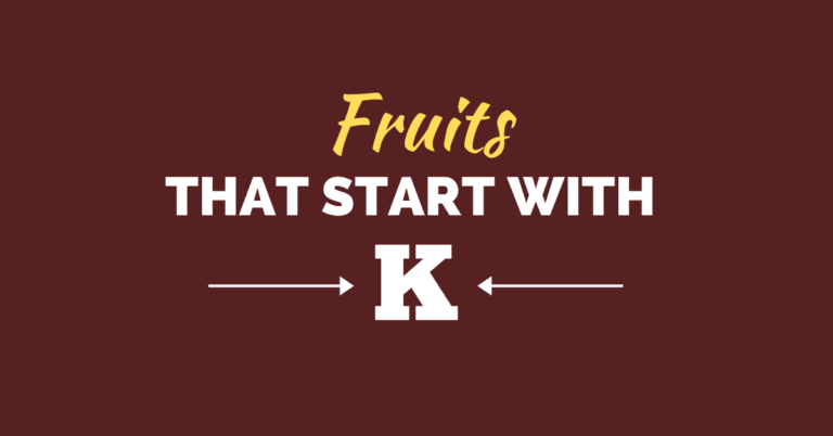 20 fruits qui commencent par K
