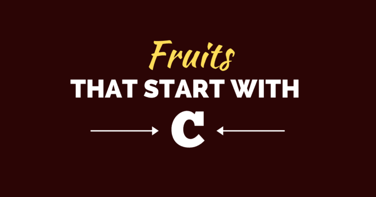 30 fruits qui commencent par C